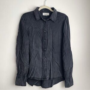 Berenice Paris Button down shirt boyfriend artsy lagenlook minimalist 40 large